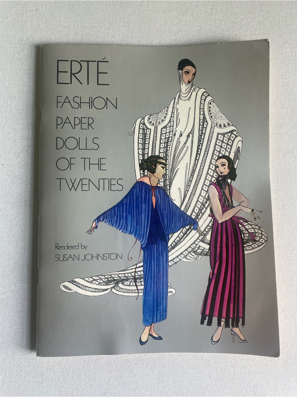 Erté Fashion Paper Dolls of the Twenties Uncut Susan Johnston Vintage Book 1978
